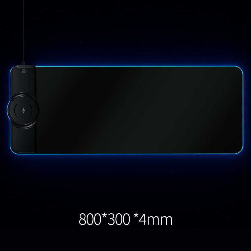 Desk-Sized Mousepad With Wireless Charger