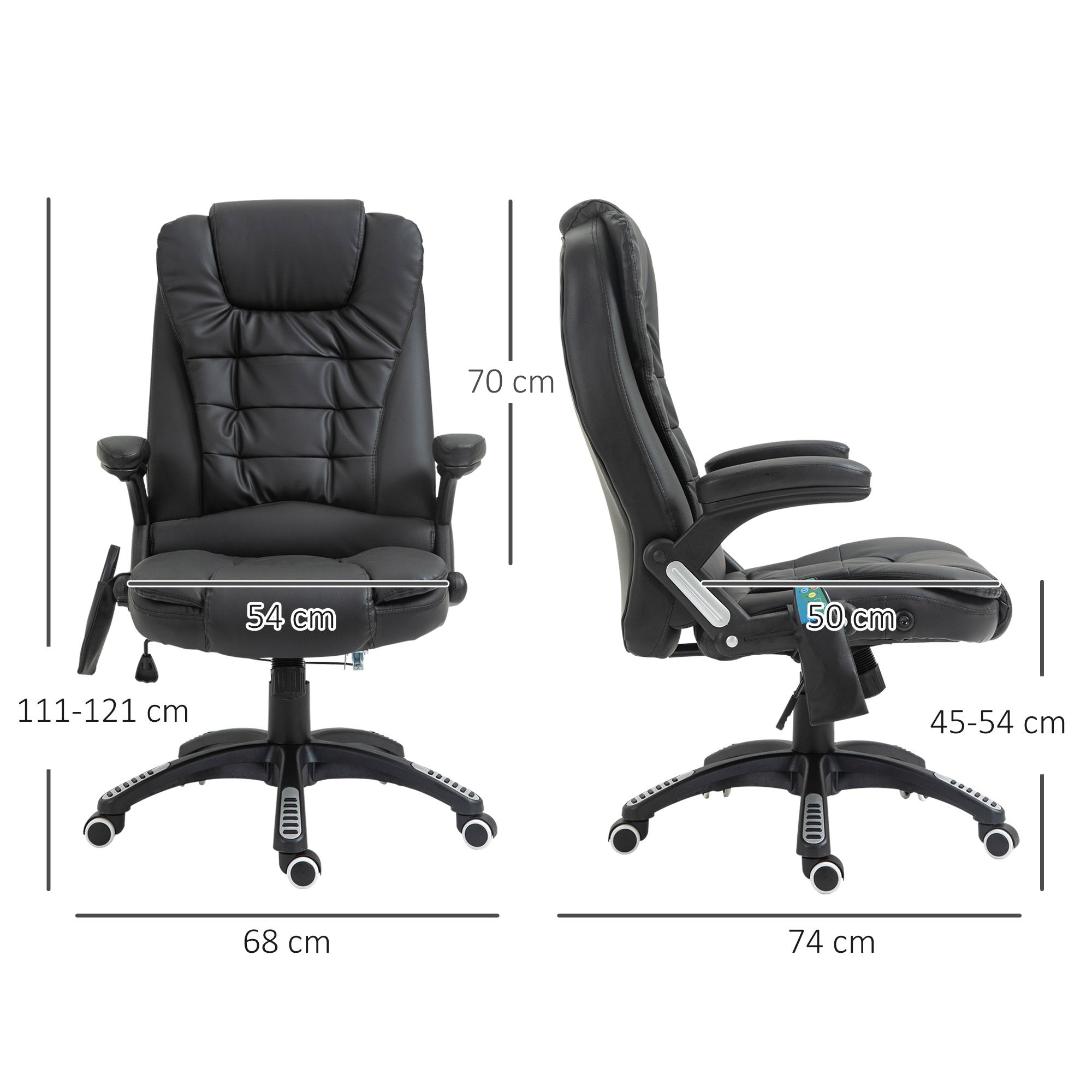 Heating Massaging Office Chair