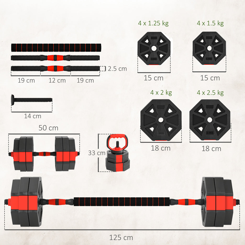 4-in-1 Adjustable Weight Set