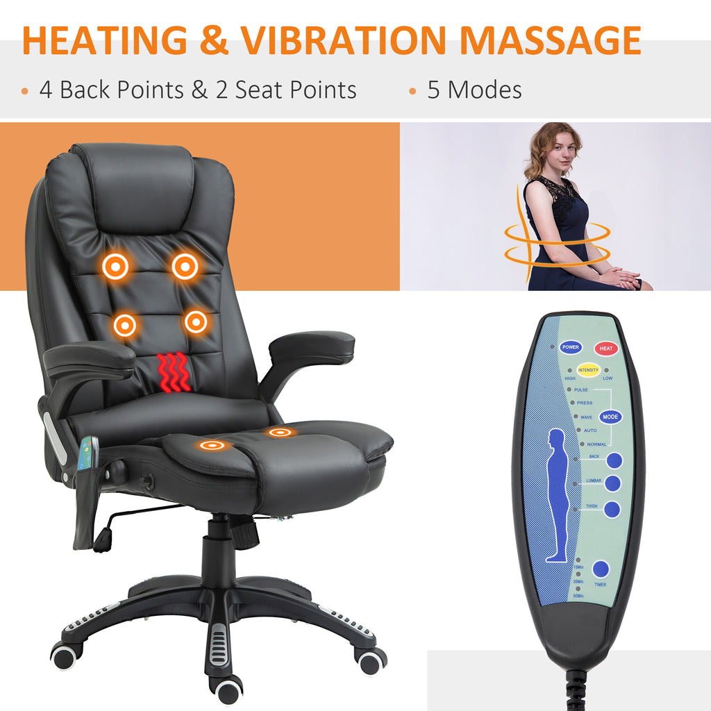 Heating Massaging Office Chair