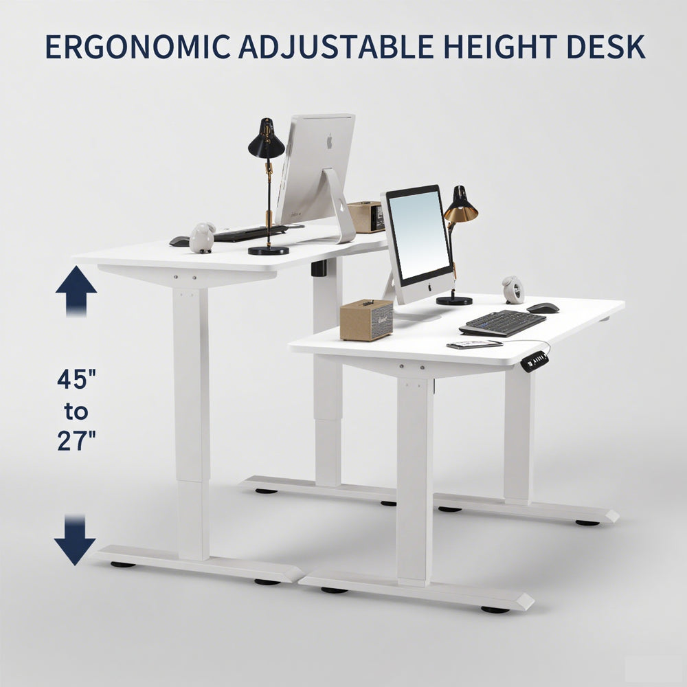 Double Beam Adjustable Electric Standing Desk