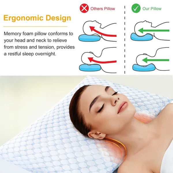 Self-Cooling Memory Foam Pillow