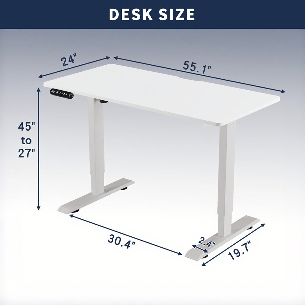 Double Beam Adjustable Electric Standing Desk